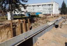 Вынос 4 км инженерных сетей на строительстве выставочного павильона на Октябрьской площади ВВЦ Инженерные коммуникации